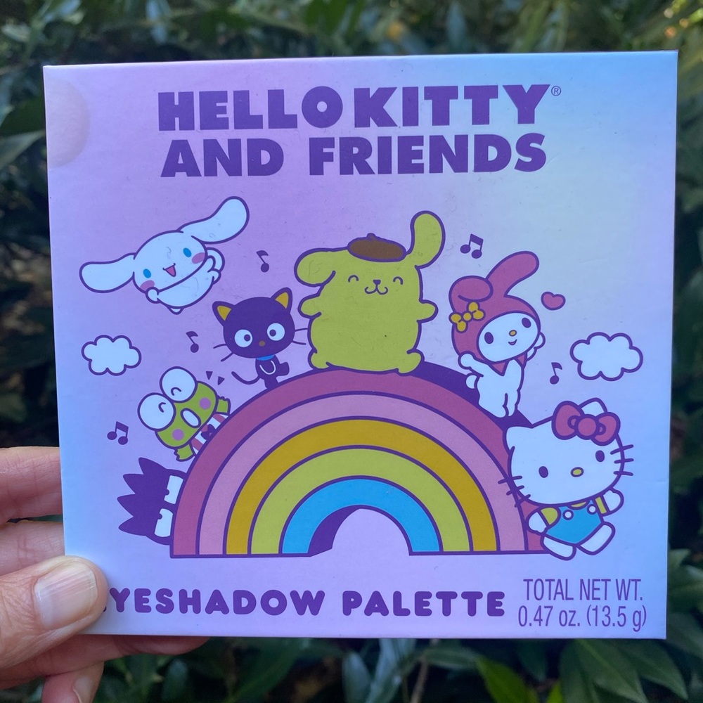 Hello Kitty and Friends Eyeshadow Palette - Rainbow Colors